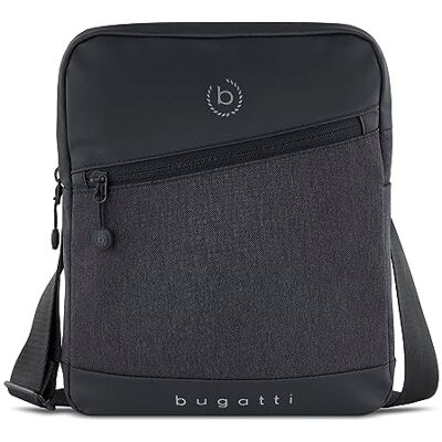 bugatti Universum Medium Schoudertas voor Mannen, Boodschappentas, Zwart bugatti Universum Medium Schoudertas voor Mannen, Boodschappentas, Zwart