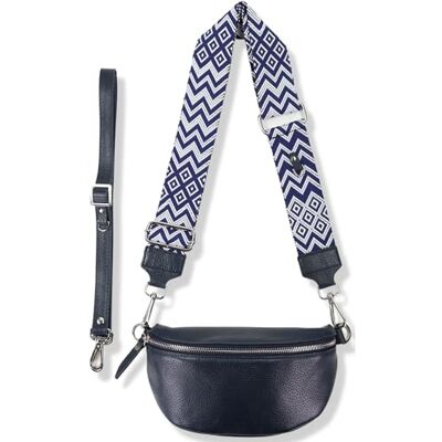 Blade Heuptas voor dames, van echt leer, elegante schoudertas voor dames, met 2 afneembare verstelbare schouderbanden, borstzak voor dames, marineblauw-option-1, M, heuptas, Marineblauw Optie-1, Blade Heuptas voor dames, van echt leer, elegante schoudertas voor dames, met 2 afneembare verstelbare schouderbanden, borstzak voor dames, marineblauw-option-1, M, heuptas, Marineblauw Optie-1,