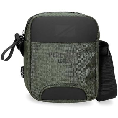 Pepe Jeans Bromley Bagage Messenger Bag voor heren, Groen, Eén maat, Kleine schoudertas Pepe Jeans Bromley Bagage Messenger Bag voor heren, Groen, Eén maat, Kleine schoudertas
