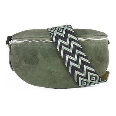 lePelou Suède heuptas, suède heuptas, festivaltas, schoudertas, heuptas, cadeau, Kaki 2., L, Klassiek, minimalistisch, elegant lePelou Suède heuptas, suède heuptas, festivaltas, schoudertas, heuptas, cadeau, Kaki 2., L, Klassiek, minimalistisch, elegant