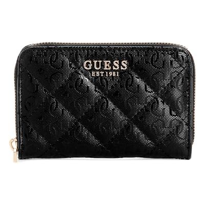 GUESS Portafoglio Donna Laurel zwart AS25GU21 GG8500140 zwart, zwart., Modern GUESS Portafoglio Donna Laurel zwart AS25GU21 GG8500140 zwart, zwart., Modern