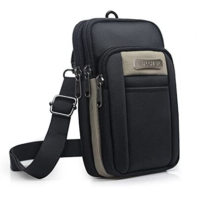 SPAHER Kleine zijtas voor heren, schoudertas voor outdoor-sporten, wandelen, tactische MOLLE EDC-schoudertas voor mobiele telefoon, heuptas, schoudertas, sport, sportzak voor op reis, Khaki (stad) SPAHER Kleine zijtas voor heren, schoudertas voor outdoor-sporten, wandelen, tactische MOLLE EDC-schoudertas voor mobiele telefoon, heuptas, schoudertas, sport, sportzak voor op reis, Khaki (stad)