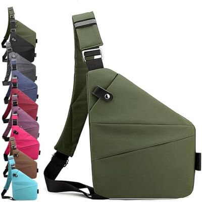 QYJLOFMVE Fashion anti-diefstal reistas legergroen linke school veilige lichtgewicht flexibele schoudertas QYJLOFMVE Fashion anti-diefstal reistas legergroen linke school veilige lichtgewicht flexibele schoudertas