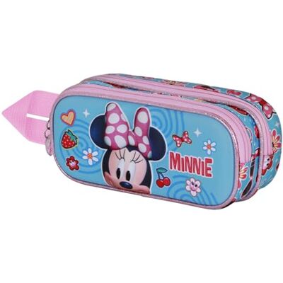 Disney Minnie Mouse Bonheur 3D dubbel etui, blauw, 22 x 10 cm, Minnie Mouse blauw, één maat, dubbel 3D-etui, Minnie Mouse blauw, One size, Dubbele 3D-etui Disney Minnie Mouse Bonheur 3D dubbel etui, blauw, 22 x 10 cm, Minnie Mouse blauw, één maat, dubbel 3D-etui, Minnie Mouse blauw, One size, Dubbele 3D-etui