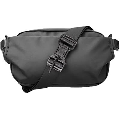 gatmove Heuptas 3 liter met magnetische karabijnhaak, waterdichte schoudertas, schoudertas, voor reizen, sport en outdooractiviteiten, heren en dames, zwart gatmove Heuptas 3 liter met magnetische karabijnhaak, waterdichte schoudertas, schoudertas, voor reizen, sport en outdooractiviteiten, heren en dames, zwart