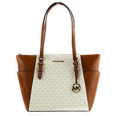 Michael Kors Charlotte damestas, vanille, L L Michael Kors Charlotte damestas, vanille, L L