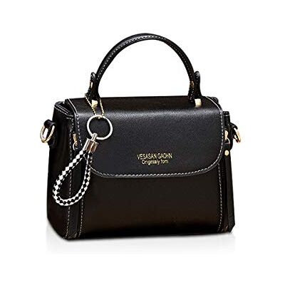 NICOLE & DORIS Kleine handtas voor dames, schoudertas, crossbody, mini-tassen, schoudertassen, PU-leer, telefoontassen voor meisjes, tas, zwart., Stijlvol NICOLE & DORIS Kleine handtas voor dames, schoudertas, crossbody, mini-tassen, schoudertassen, PU-leer, telefoontassen voor meisjes, tas, zwart., Stijlvol