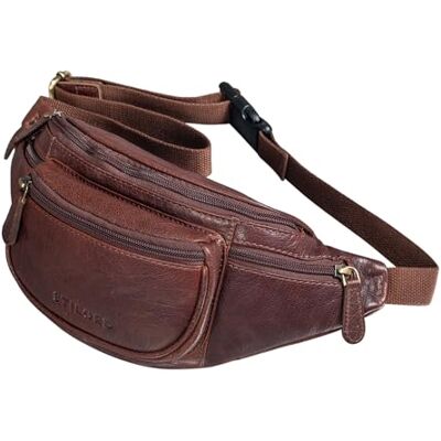 STILORD Eliah Vintage lederen heuptas, perfect voor reizen, festivals en outdoor, uniseks heuptas voor mobiele telefoon en camera, Maraska Donkerbruin, L, Retro STILORD Eliah Vintage lederen heuptas, perfect voor reizen, festivals en outdoor, uniseks heuptas voor mobiele telefoon en camera, Maraska Donkerbruin, L, Retro