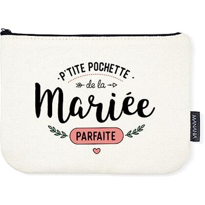 Manahia Bruiloftszakje P'tite perfecte bruidstas 100% katoenen zakje origineel huwelijkscadeau bruidscadeau toekomstige bruid evjf Manahia Bruiloftszakje P'tite perfecte bruidstas 100% katoenen zakje origineel huwelijkscadeau bruidscadeau toekomstige bruid evjf