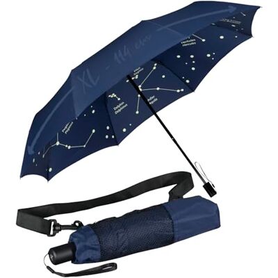 iX-brella XXL zakparaplu met schoudertas, Astro sterrenhemel iX-brella XXL zakparaplu met schoudertas, Astro sterrenhemel