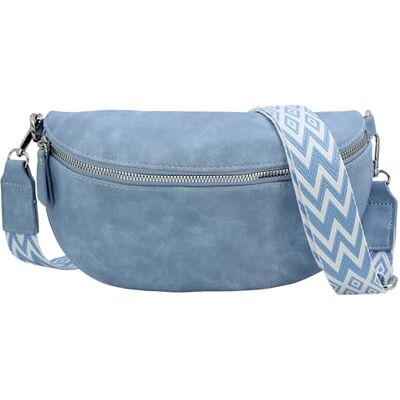 J JONES JENNIFER JONES Jennifer Jones Heuptas voor dames, schoudertas, verstelbaar, afneembaar, voor reizen, vrije tijd, Blauw, Eén maat, Heuptas J JONES JENNIFER JONES Jennifer Jones Heuptas voor dames, schoudertas, verstelbaar, afneembaar, voor reizen, vrije tijd, Blauw, Eén maat, Heuptas