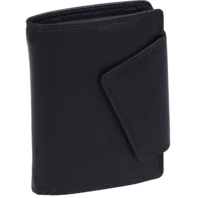 LEAS RFID damesportemonnee, echt leer, zwart, damescollectie, zwart, 17 x 9,5 cm LEAS RFID damesportemonnee, echt leer, zwart, damescollectie, zwart, 17 x 9,5 cm