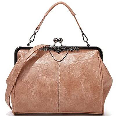 FANDARE Dameshandtas, boodschappentas, schoudertas, PU-leer, modieus, klein meisje, schouderriem, crossbody tas, telefoon, schoudertas, grote capaciteit, winkelen, feest, school, reizen, abrikoos, L FANDARE Dameshandtas, boodschappentas, schoudertas, PU-leer, modieus, klein meisje, schouderriem, crossbody tas, telefoon, schoudertas, grote capaciteit, winkelen, feest, school, reizen, abrikoos, L