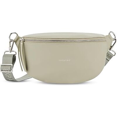 Expatrié Heuptas voor dames, Alice Medium, tas voor festival, reizen en dagelijks gebruik, veganistisch leer, klein, elegant, modieus, waterdicht, saliegroen, M, elegant Expatrié Heuptas voor dames, Alice Medium, tas voor festival, reizen en dagelijks gebruik, veganistisch leer, klein, elegant, modieus, waterdicht, saliegroen, M, elegant