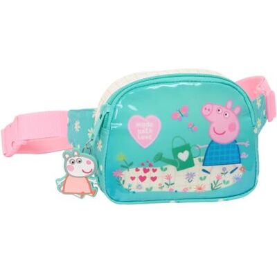 safta Peppa Pig Pretty Flowers Marsupio voor peuters, ideaal voor kinderen en peuters, comfortabel en veelzijdig, kwaliteit en sterkte, 14 x 4 x 11 cm, mint/pastelgeel M, casual safta Peppa Pig Pretty Flowers Marsupio voor peuters, ideaal voor kinderen en peuters, comfortabel en veelzijdig, kwaliteit en sterkte, 14 x 4 x 11 cm, mint/pastelgeel M, casual