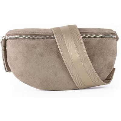 lePelou Suède heuptas, suède heuptas, festivaltas, schoudertas, heuptas, cadeau, Taupe 3., S, Klassiek, minimalistisch, elegant lePelou Suède heuptas, suède heuptas, festivaltas, schoudertas, heuptas, cadeau, Taupe 3., S, Klassiek, minimalistisch, elegant