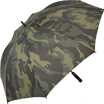 iX-brella Super mini-zakparaplu met groot dak, 94 cm, camouflage, Olijf, XXL golfparaplu iX-brella Super mini-zakparaplu met groot dak, 94 cm, camouflage, Olijf, XXL golfparaplu