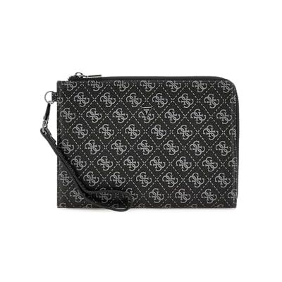 Guess Bath Mini Clutch Color Dark Black, One Size DAB DARK BLACK One Size, Donker zwart, Zakje Guess Bath Mini Clutch Color Dark Black, One Size DAB DARK BLACK One Size, Donker zwart, Zakje