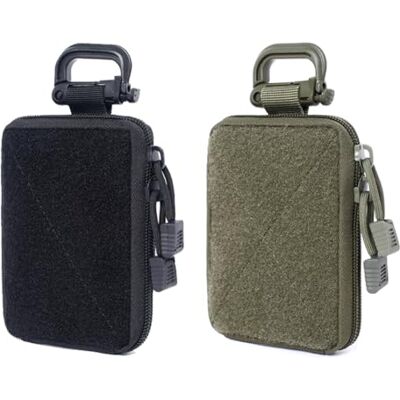 TYFGRT 2 stuks mini-tactische tassen, kleine opbergtas, medische opbergtas, kleine gereedschapstas voor buiten, hangende heuptas voor heren, tactische portemonnee TYFGRT 2 stuks mini-tactische tassen, kleine opbergtas, medische opbergtas, kleine gereedschapstas voor buiten, hangende heuptas voor heren, tactische portemonnee