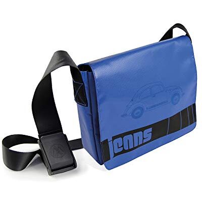 BRISA VW Collection by VW Beetle tas, zwart, Kever Jeans/Blauw, Maat S: 27,9 x 22,9 x 7,1 cm BRISA VW Collection by VW Beetle tas, zwart, Kever Jeans/Blauw, Maat S: 27,9 x 22,9 x 7,1 cm