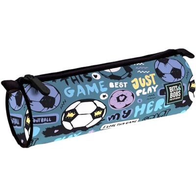 Grafoplás Ronde schooltas, groot, 22 x 8 cm, Hero Bits & Bobs Pop Up Design collectie, ritssluiting met handgrepen, polyester, schoolmateriaal, blauw, 22 x 8 cm, rond etui met 1 Grafoplás Ronde schooltas, groot, 22 x 8 cm, Hero Bits & Bobs Pop Up Design collectie, ritssluiting met handgrepen, polyester, schoolmateriaal, blauw, 22 x 8 cm, rond etui met 1
