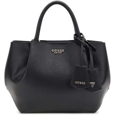 Guess Amorette Girlfriend Satchel schoudertas handtas zwart Eén maat Guess Amorette Girlfriend Satchel schoudertas handtas zwart Eén maat