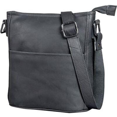 LEABAGS Milano Handtas, uniseks, 1 stuk, Zwart, M, Boheems, gedeconstrueerd, minimalistisch, retro, nuttig, western, eigentijds LEABAGS Milano Handtas, uniseks, 1 stuk, Zwart, M, Boheems, gedeconstrueerd, minimalistisch, retro, nuttig, western, eigentijds