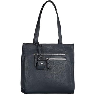 TOM TAILOR Winona schoudertas met ritssluiting voor dames, middelgroot, Blauw, M, Modern TOM TAILOR Winona schoudertas met ritssluiting voor dames, middelgroot, Blauw, M, Modern