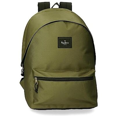 Pepe Jeans Aris Bagage Boodschappentas voor kinderen, Groen, Dubbele laptoprugzak Pepe Jeans Aris Bagage Boodschappentas voor kinderen, Groen, Dubbele laptoprugzak
