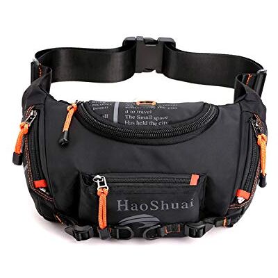 FANDARE Casual borsttas voor buiten, Sling Bag voor heren, schoudertas, jongens, voor school, reizen, wandelen, fietsen, joggen, duurzaam, nylon, zwart, L, elegant FANDARE Casual borsttas voor buiten, Sling Bag voor heren, schoudertas, jongens, voor school, reizen, wandelen, fietsen, joggen, duurzaam, nylon, zwart, L, elegant