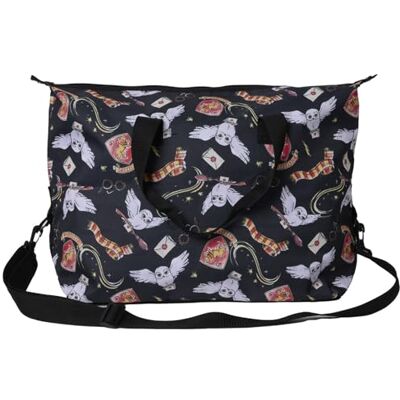 Harry Potter Hogwarts uil print bril draagtas draagtas, zwart., Weekender sporttas Harry Potter Hogwarts uil print bril draagtas draagtas, zwart., Weekender sporttas
