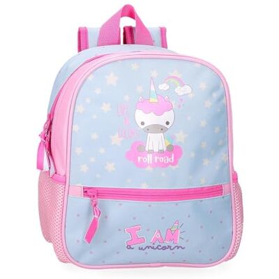 ROLL ROAD I Am a Unicorn kleuterrugzak blauw 23 x 28 x 10 cm polyester 6,44 l, blauw, kleuterrugzak, Blauw, Kleuterrugzak ROLL ROAD I Am a Unicorn kleuterrugzak blauw 23 x 28 x 10 cm polyester 6,44 l, blauw, kleuterrugzak, Blauw, Kleuterrugzak