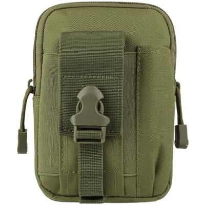 OAREA Tactisch Molle-hoesje, gereedschapstas, heuptas, portemonnee, telefoonhoesje, camping, jacht, airsoft, OD OAREA Tactisch Molle-hoesje, gereedschapstas, heuptas, portemonnee, telefoonhoesje, camping, jacht, airsoft, OD