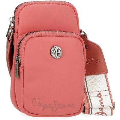 Pepe Jeans Corin Bagage Messenger Bag voor dames (1 stuk), Roze, Eén maat, Schoudertas voor mobiele telefoon Pepe Jeans Corin Bagage Messenger Bag voor dames (1 stuk), Roze, Eén maat, Schoudertas voor mobiele telefoon