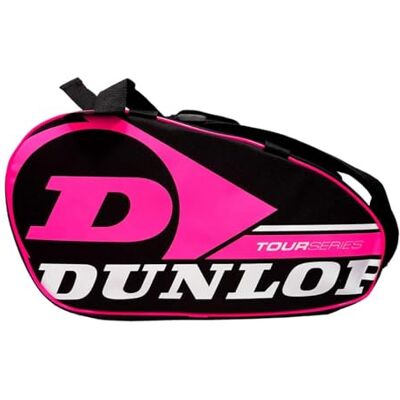 Dunlop Padelpaletten Tour Intro Zwart/Fluorroze, tas, Volwassenen, Unisex, Medium Dunlop Padelpaletten Tour Intro Zwart/Fluorroze, tas, Volwassenen, Unisex, Medium