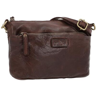 Gusti Leder Gusti Veronika Kleine handtas van leer voor dames en heren, bruin, één maat, Bruin Taille unique Gusti Leder Gusti Veronika Kleine handtas van leer voor dames en heren, bruin, één maat, Bruin Taille unique