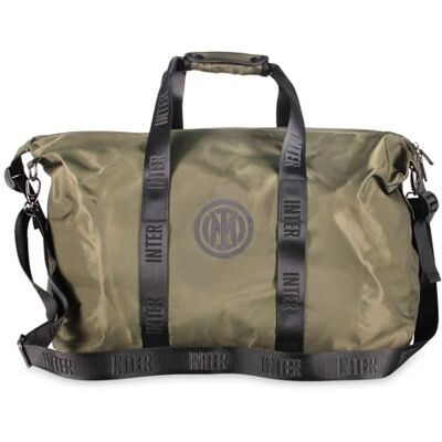 Inter Reistas, 100% nylon, 40 liter hoge kwaliteit, snelle verzending, officieel Milaan-product voor werk, stadion, reizen, school en alle Nerazzurri fans, donkergroen, Taglia Inter Reistas, 100% nylon, 40 liter hoge kwaliteit, snelle verzending, officieel Milaan-product voor werk, stadion, reizen, school en alle Nerazzurri fans, donkergroen, Taglia