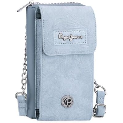 Pepe Jeans Jana Bagage messenger bag dames, Blauw, Eén maat, Schoudertas voor mobiele telefoon Pepe Jeans Jana Bagage messenger bag dames, Blauw, Eén maat, Schoudertas voor mobiele telefoon