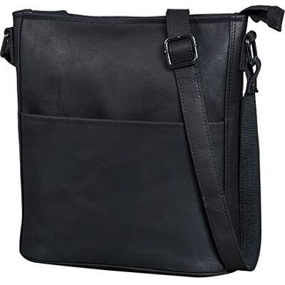 LEABAGS Milano Milano Dames (1 stuk), Zwart, L, boho, gedeconstrueerd, minimalistisch, retro, utilitair, westers, hedendaags LEABAGS Milano Milano Dames (1 stuk), Zwart, L, boho, gedeconstrueerd, minimalistisch, retro, utilitair, westers, hedendaags