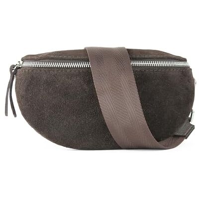 lePelou Suède heuptas, suède heuptas, festivaltas, schoudertas, heuptas, cadeau, Donkerbruin 2, M, Klassiek, minimalistisch, elegant lePelou Suède heuptas, suède heuptas, festivaltas, schoudertas, heuptas, cadeau, Donkerbruin 2, M, Klassiek, minimalistisch, elegant