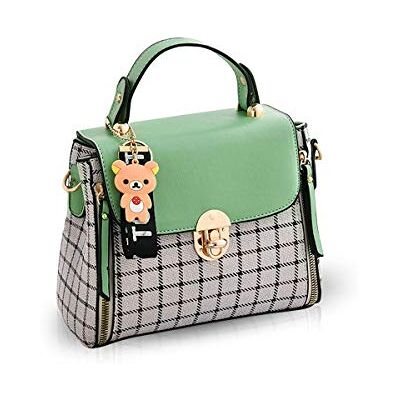 NICOLE & DORIS NICOLE&DORIS Handtassen voor dames, klaptassen, schattige handtassen voor meisjes, schoudertassen, Groen, Handtas NICOLE & DORIS NICOLE&DORIS Handtassen voor dames, klaptassen, schattige handtassen voor meisjes, schoudertassen, Groen, Handtas