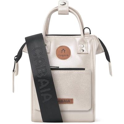Cabaïa Nano Bag Honolulu schoudertas, zilver, schoudertas 12 x 18 x 8,5 cm Cabaïa Nano Bag Honolulu schoudertas, zilver, schoudertas 12 x 18 x 8,5 cm