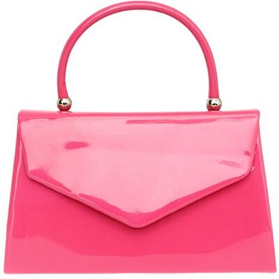 Girly Handbags Damestas, lakleer, handtas, kleine hardcase voor dames Girly Handbags Damestas, lakleer, handtas, kleine hardcase voor dames