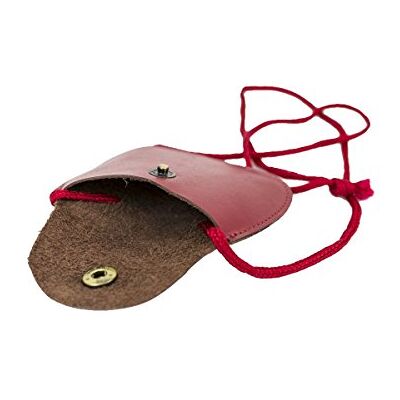 LEAS Veiligheidszak voor kinderen, echt leer, 9 x 7,5 cm, rood, 9 x 7,5 cm, modern, Rood, Modern LEAS Veiligheidszak voor kinderen, echt leer, 9 x 7,5 cm, rood, 9 x 7,5 cm, modern, Rood, Modern