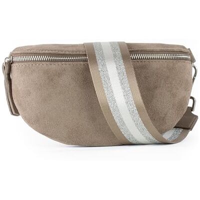 lePelou Suède heuptas, suède heuptas, festivaltas, schoudertas, heuptas, cadeau, Taupe 5, S, Klassiek, minimalistisch, elegant lePelou Suède heuptas, suède heuptas, festivaltas, schoudertas, heuptas, cadeau, Taupe 5, S, Klassiek, minimalistisch, elegant