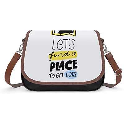 LafalPer Dames handtas bedrukt schoudertas klassieke messenger crossbody tas mode elegante herhalende planeten, kleur 6, 31 × 11 × 22 cm, Kleur: zwart/bruin, LafalPer Dames handtas bedrukt schoudertas klassieke messenger crossbody tas mode elegante herhalende planeten, kleur 6, 31 × 11 × 22 cm, Kleur: zwart/bruin,
