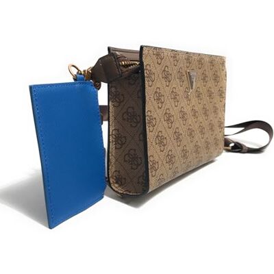 GUESS Schoudertas voor heren Milano crossbody top ritssluiting beige/bruin UBS26GU11 HMMILOP6157 GUESS Schoudertas voor heren Milano crossbody top ritssluiting beige/bruin UBS26GU11 HMMILOP6157