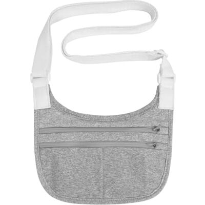 LUWOO Cashsafe Anti-diefstal paspoort reisriem verborgen onder kleding, boodschappentas voor het dragen van telefoonsleutels (grijs) LUWOO Cashsafe Anti-diefstal paspoort reisriem verborgen onder kleding, boodschappentas voor het dragen van telefoonsleutels (grijs)