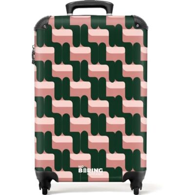 NoBoringSuitcases.com ® Koffer, Groen gevlochten, Koffer 55x35x20 cm Travel Bags Bagage À Roues A Main Legere Solide Avion Carry On Motif Tressé Vert Rose Géométrique NoBoringSuitcases.com ® Koffer, Groen gevlochten, Koffer 55x35x20 cm Travel Bags Bagage À Roues A Main Legere Solide Avion Carry On Motif Tressé Vert Rose Géométrique