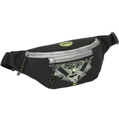 safta Batman Game OVER Heuptas met buitenvak, ideaal voor jongeren en kinderen van verschillende leeftijden, comfortabel en veelzijdig, kwaliteit en sterkte, 23 x 9 x 12 cm, zwart, M, casual, zwart., safta Batman Game OVER Heuptas met buitenvak, ideaal voor jongeren en kinderen van verschillende leeftijden, comfortabel en veelzijdig, kwaliteit en sterkte, 23 x 9 x 12 cm, zwart, M, casual, zwart.,